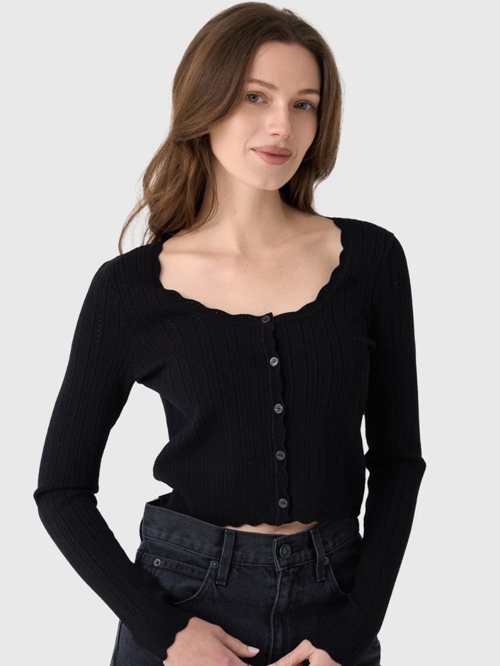 Loveshackfancy Martti pointelle cardigan